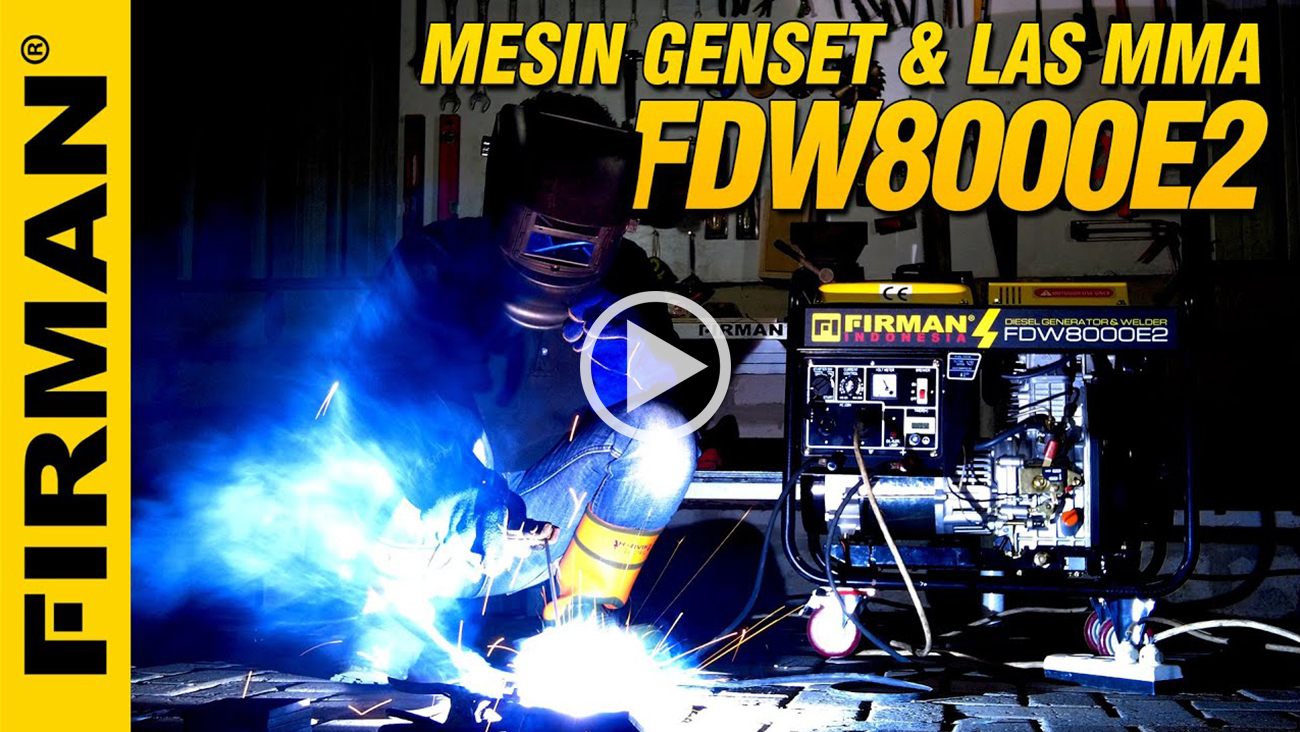 Diesel Welder FDW8000E2 yang Multifungsi! Mesin Las MMA sekaligus Genset!